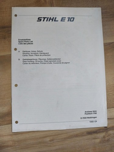 Stihl original - e, –