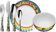 WMF Kindergeschirr KINDERSET 6 PAW PATROL Besteck + Teller+ Schüssel B Ware