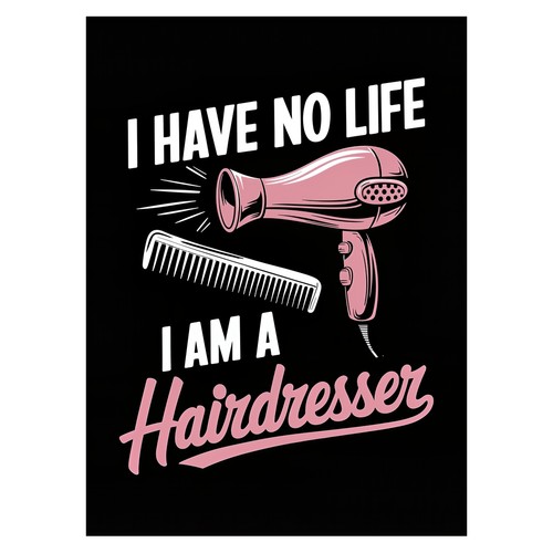 Friseur humor poster - friseur,