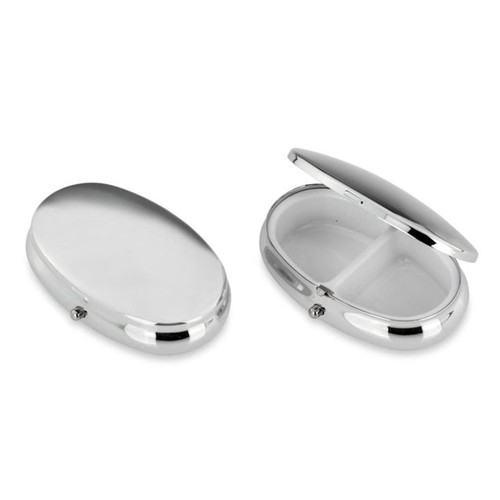 Pillendose oval fächer - pillendose,