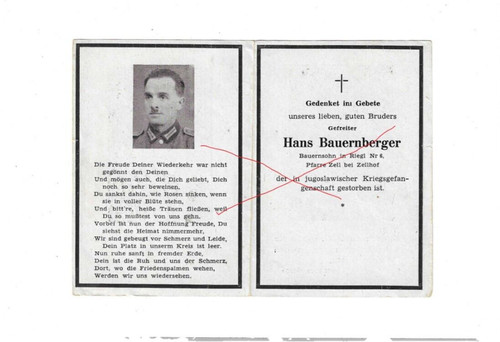 41763 sterbebild junger - nr-41763,