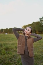 Wollweste 100% WOLLE  Damen