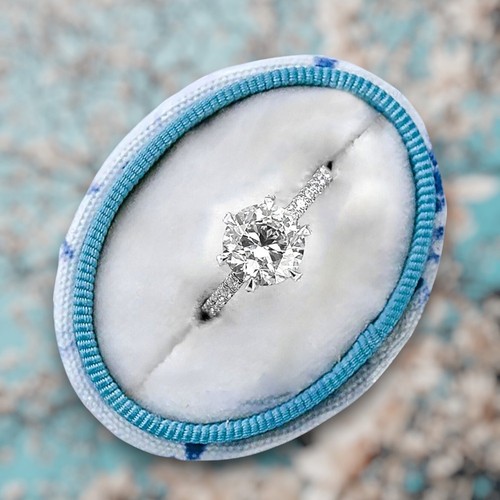 14k weißgold cvd - 14k, diamant