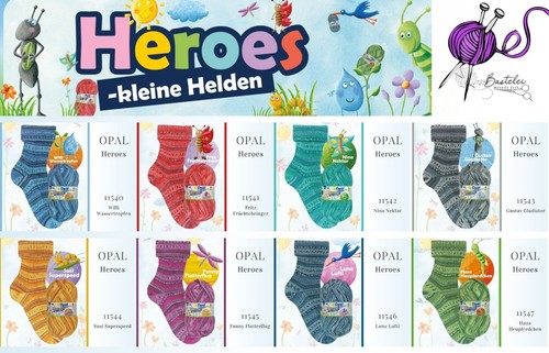 Opal heroes 100g sockenwolle - heroes",