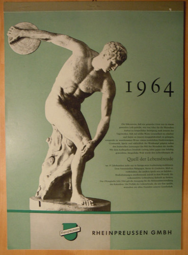 Rheinpreussen kalender 1964 - kalender,
