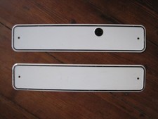 Ein paar ungebrauchte Nummernschilder Wartburg Trabant Trabbi