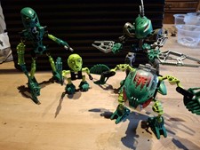 Lego Technik Bionicle Konvolut, von Toa Bis Bohrok, Grün