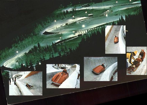 Wintersport bobbahn rodelbahn - wintersport,