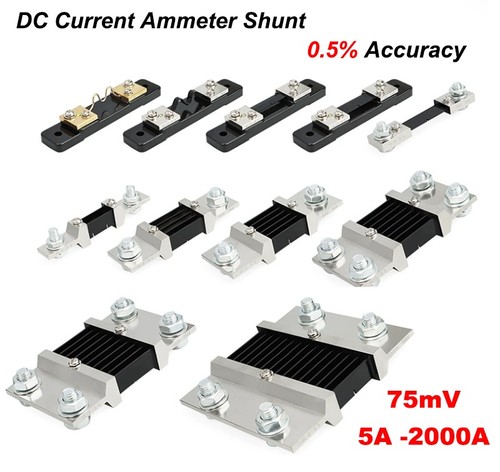 Strom amperemeter shunt - dc,