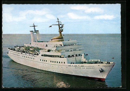 Ansichtskarte passagierschiff - ansichtskarte,
