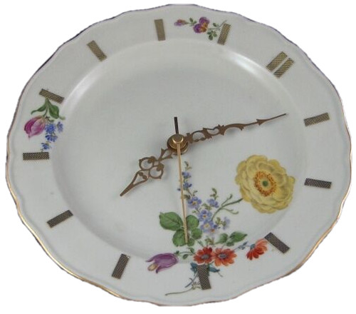Meissen porzellan uhrenteller - meissen,