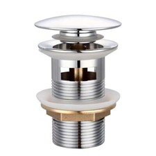 Ablaufventil Pop Up Abfluss Ablaufgarnitur mit Überlauf Stöpsel Bad Waschbecken