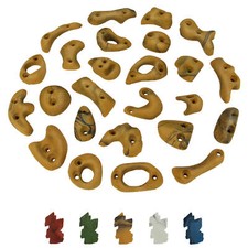 25 Klettergriffe Größe S