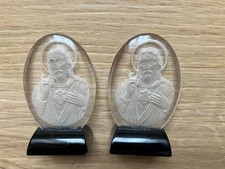 2 x Jesus Figur Statue, ca