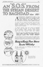 HAIG & HAIG WHISKY Ein SOS aus