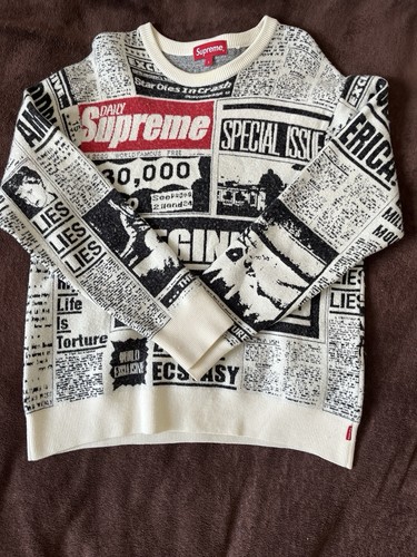 Supreme herren strickpullover - supreme,