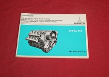 Ersatzteilliste deutz motor - deutz, b