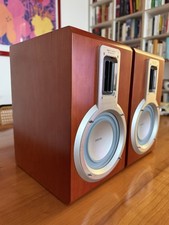 Philips MCD708 Ribbon Tweeter Regallautsprecher 4Ohm 80W rosenholz