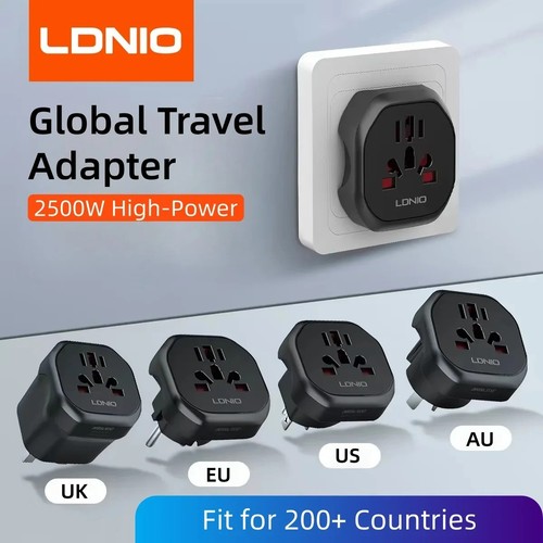 Universal travel adapter au - universal, us