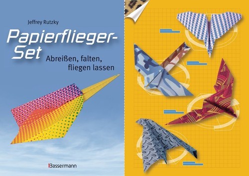 Papierflieger set abreißen - papierflieger-set,