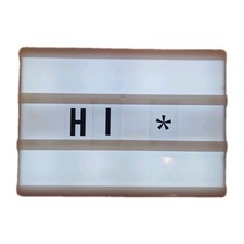 Mini Blockbuster Leuchttafel