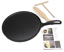 Le Creuset Crêpes Maker Crepespfanne | 27cm | glasiertem Gusseisen + Holzspatel✅