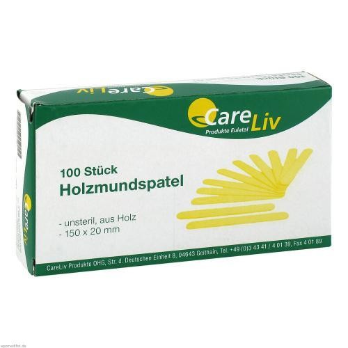 Holzmundspatel 100 st - 100,