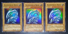 3x Blauäugiger weißer Drache SDK Ultra Rare DE Yugioh Karten Starter Deck Kaiba
