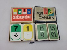 2 DDR Lernspiele Zahlenspielerei Spiele mit Zahlen Vintage Spielzeug #256588