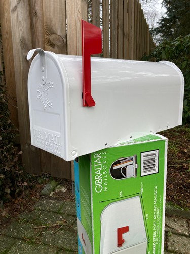 Mailbox stahl weiß - us, stahl,