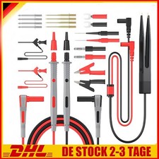 Messleitungen Prüfkabel Prüfspitzen Krokodilklemmen Set Für Multimeter Zubehör