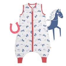 Schlummersack Musselin Sommer Schlafsack mit Füßen, 0.5 TOG, 100cm,  B-Ware