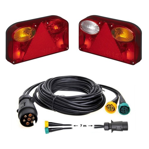 Rückleuchten set anhänger - rückleuchten, 7