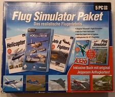 Microsoft Flug Simulator Paket für PC (Big Box, 5 CDs) in OVP