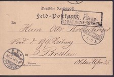 AuslandsPÄ / Kolonien/China, Ostasiat. Exped.Corps, nach Breslau, 6.5.01