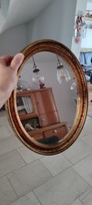 Ovaler Alter Spiegel Shabby Chic Vintage