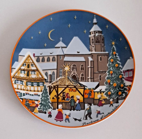 Weihnachtsteller mehrfarbig - weihnachtsteller,,