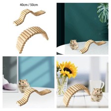 Hamster Hängebrücke Spielzeug Holzfutter Futtersuche Papagei Leckerbissen