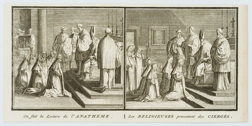 Aufnahme von novizinnen - aufnahme,