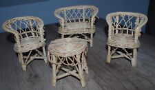 Korbmöbel für Puppenhaus