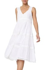 Damen Kleid Häkelspitze