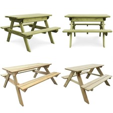 Garten Picknicktisch Kombibank