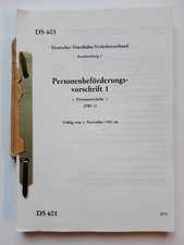 DR DB  Personenbeförderungsvorschrift DS 601