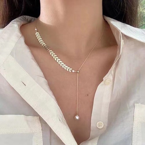 Damen halskette gold - halskette,