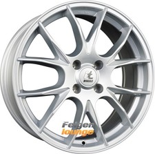 4x itWHEELS KIRA Glanzsilber 7x17 ET40 4x100 Alufelgen 17 Zoll