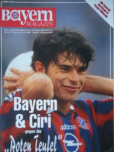 Programm bundesliga 1995 - programm, fc