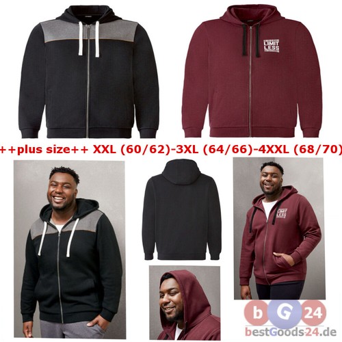 Sweatjacke herren jacke - sweatjacke, ++plus