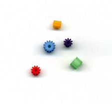 *** TOP ***   Kunststoff Motorritzel, für 2mm Motorwelle - Auswahl  8 - 16 Zähne