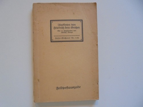 Anekdoten von friedrich - von,