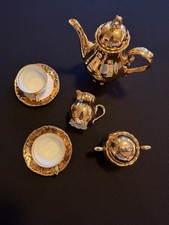 Kaffeeservice 2 Personen Porzellan Lorenz Bavaria Vergoldet Teeservice